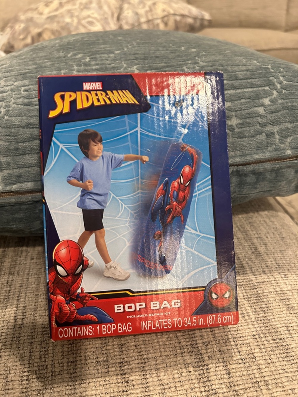 Kids spiderman Bop Bag - Inflatable Punching Toy